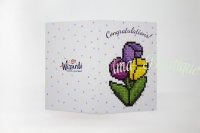 Diamond Paint Card Tulips