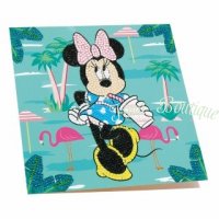 Crystal Card Kit® Disney Minnie on Holiday Partial (18 x 18 cm)