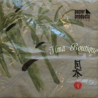 Bamboe elegant 3-laags papieren servetten pakje per 20 st