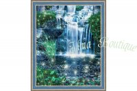 Wizardi Diamond Painting Kit Shining Waterfall