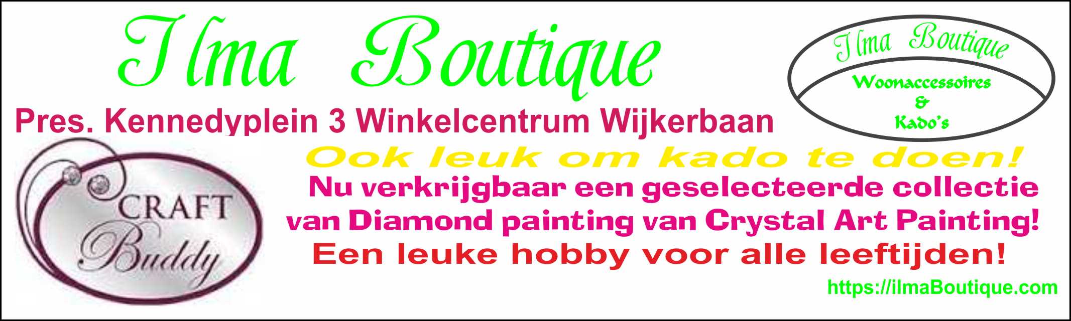 Diamond painting van Crystal Art Painting!, Verkrijbaar via